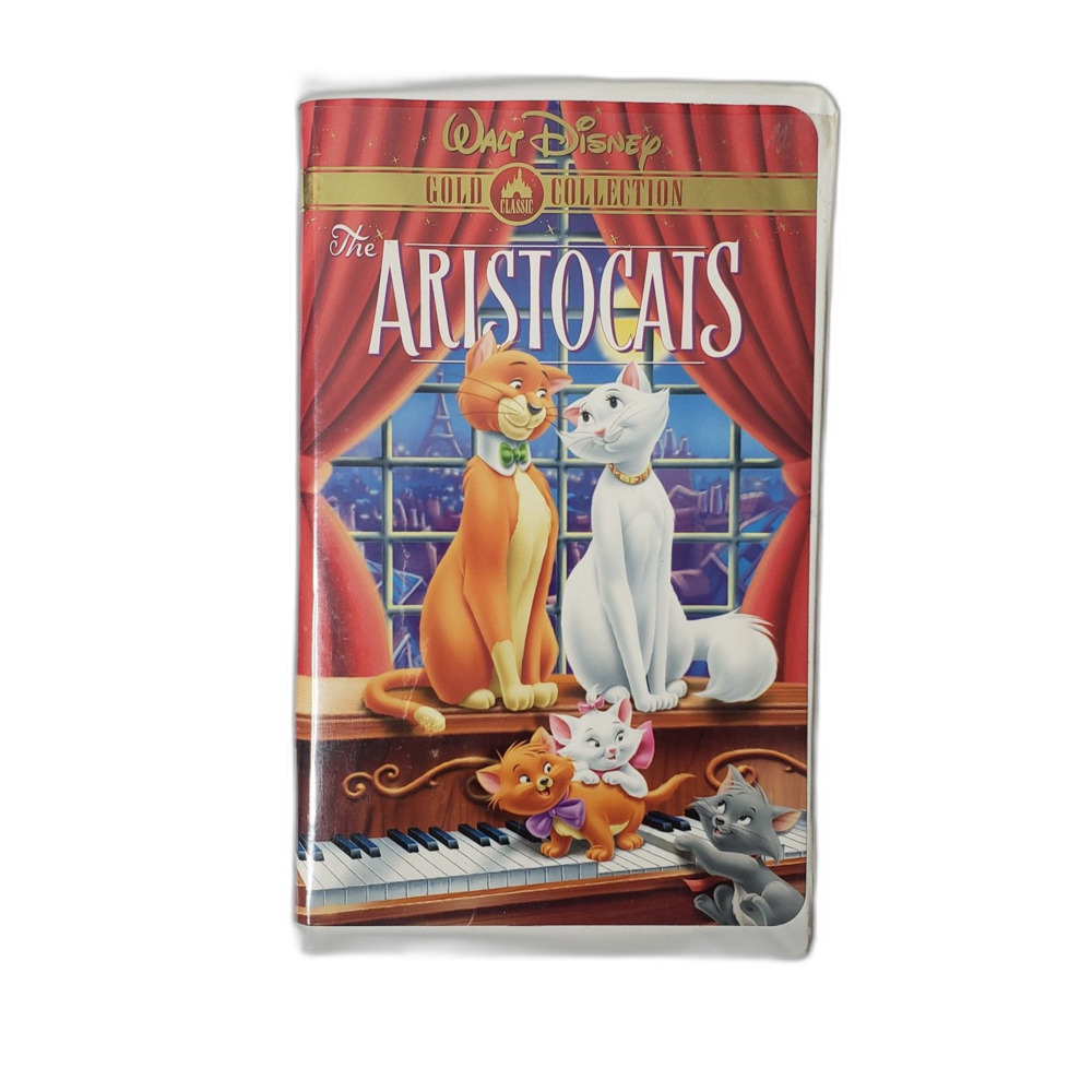 Walt DIsney THE ARISTOCATS VHS Video Tape Movie 2000 Gold Collection